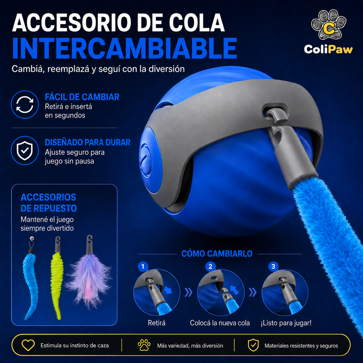 Carga USB-C de C -Tailyball